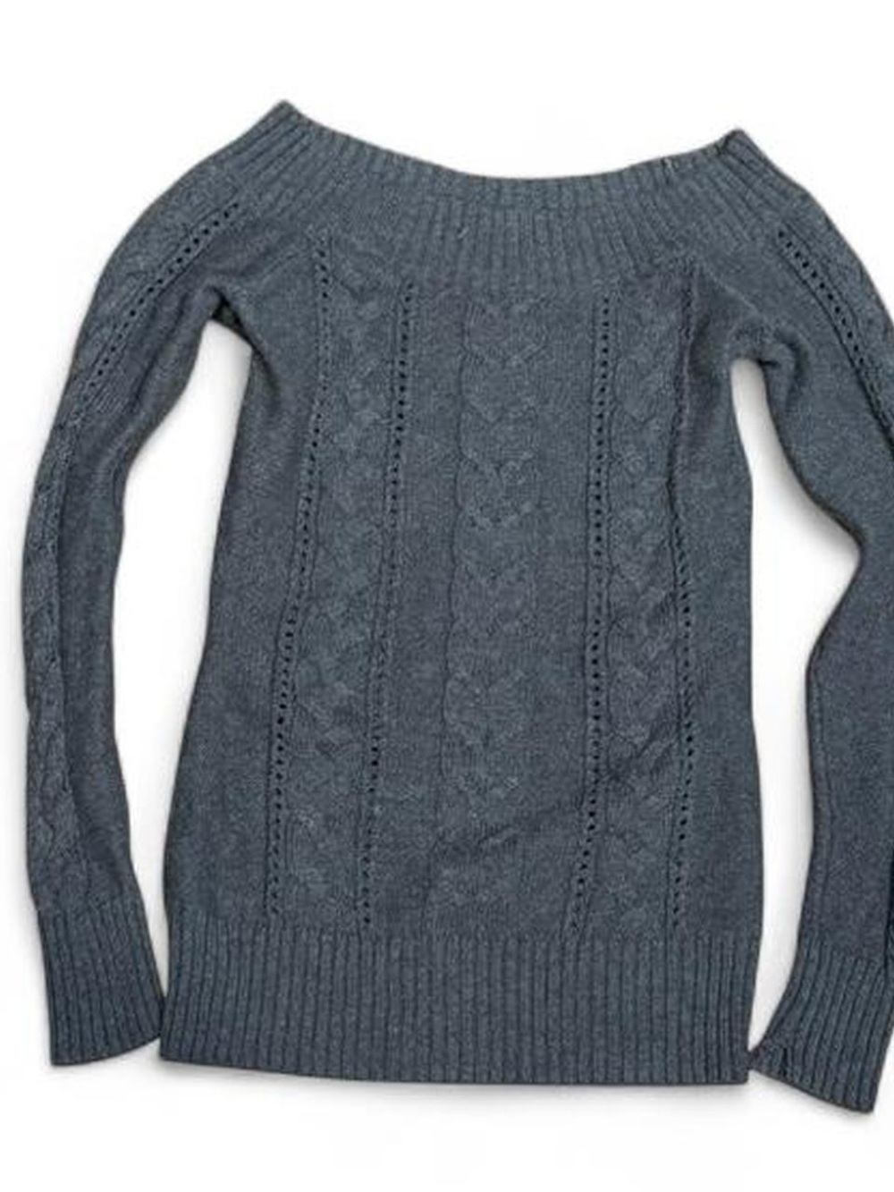 Y2K Guess Babydoll Cable Knit Slim Fit Sweater